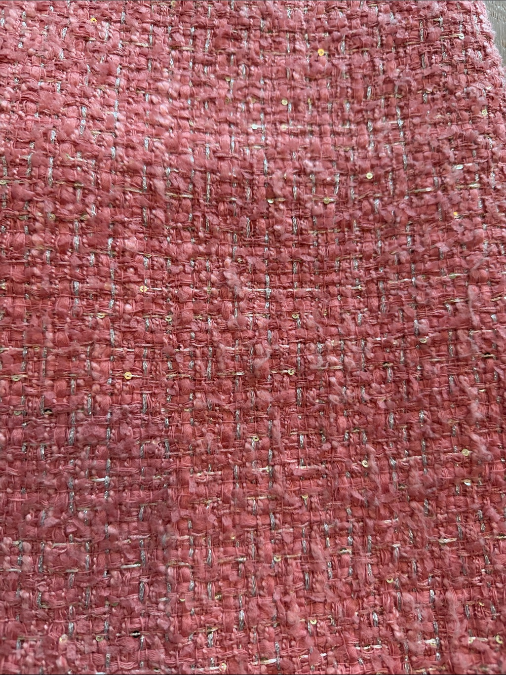Alice + Olivia Coley Pink Tweed Dress — image 4 of 7